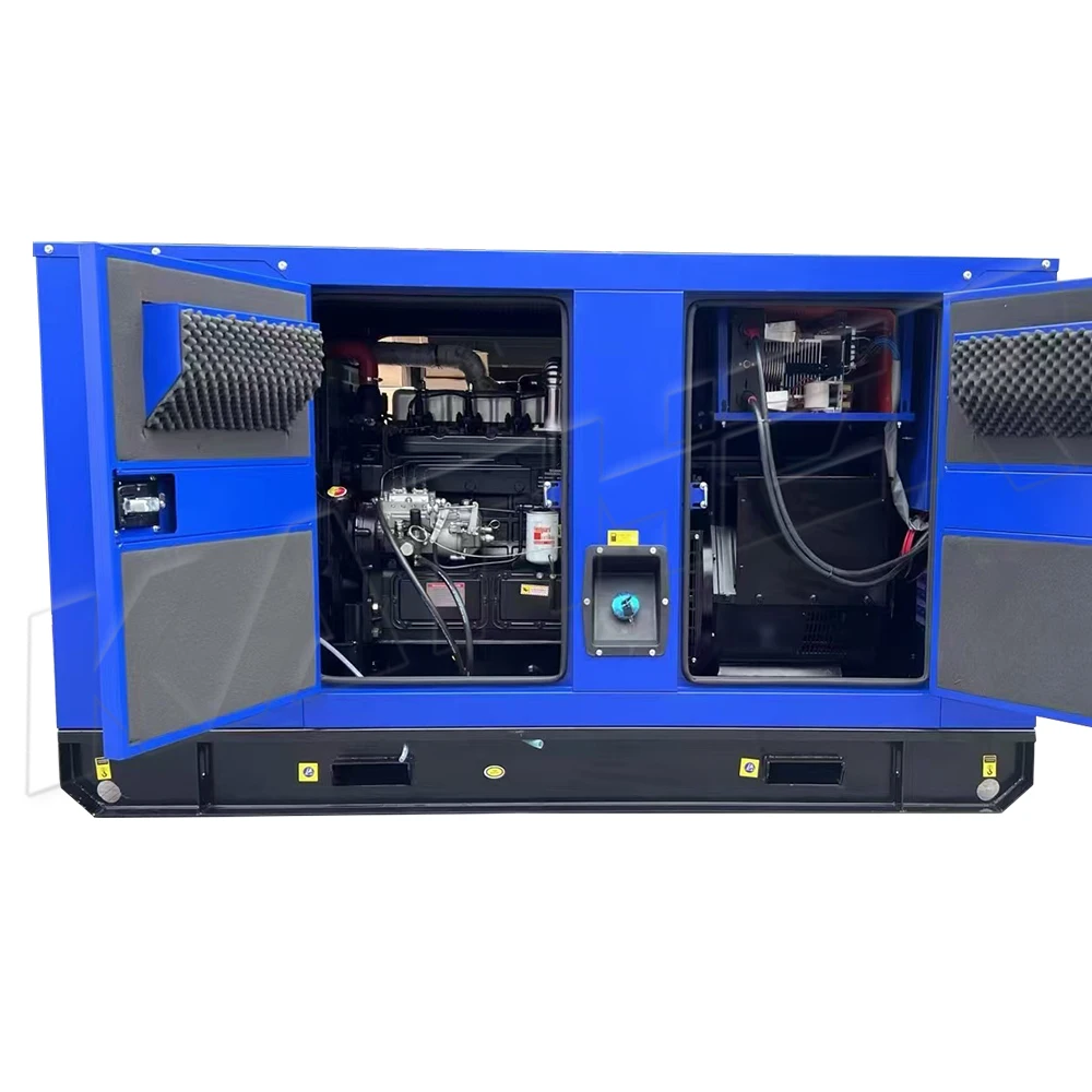 KATHER 30kva 50kva Silent Type Diesel Engine Driven Welding Machine Generator Soundproof 50/60hz Frequency With ATS