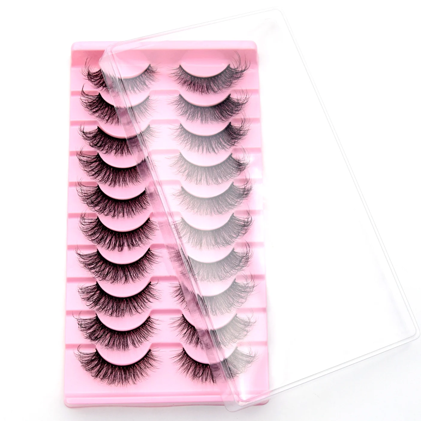 3/5/10 Pairs Eyelashes Natural Long 3D Mink Lashes Fluffy Volume Mink False Eyelashes Cruelty Free Wispy Lashes Makeup Cilios