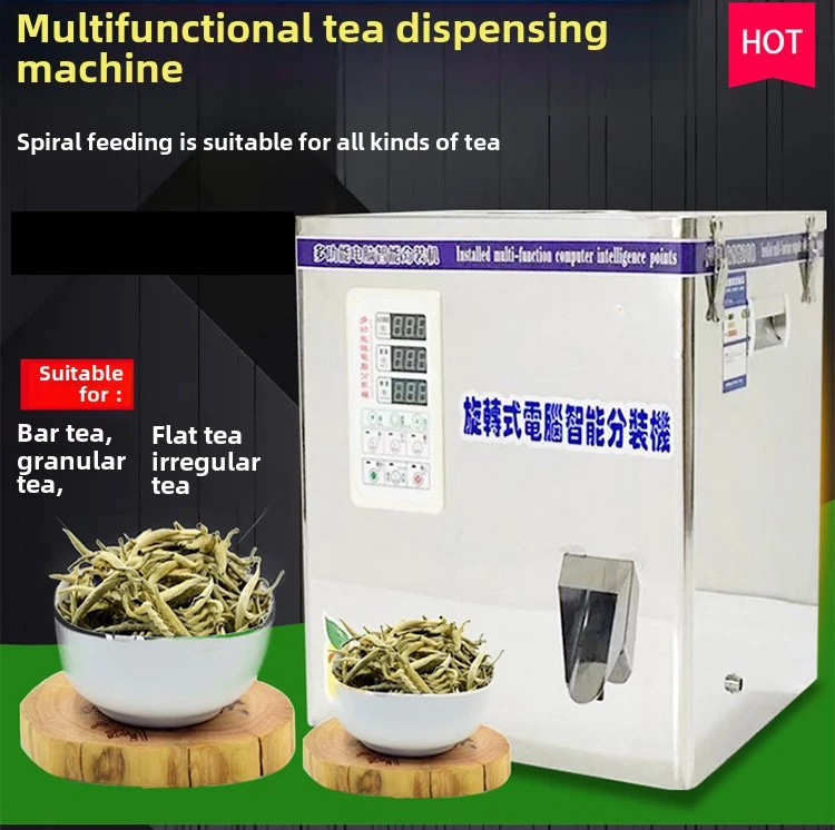 1-30g/1-65g Particle bag tea Packaging Machine Hardware Nut Powder Granule Full Automatic Weighing Filling Machine 220/110v