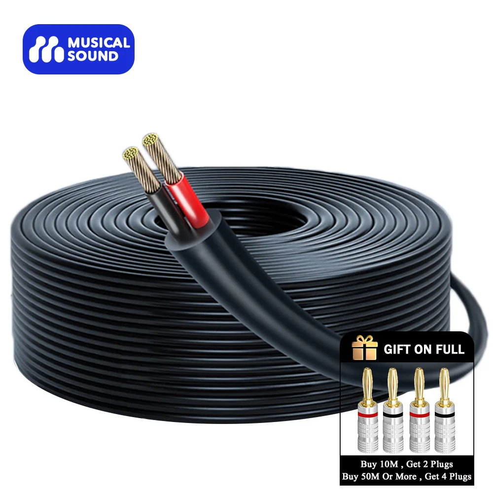 Musical Sound 22 24 28 30 Gauge Wire 2 Conductor Electrical Wire Cords Low Voltage Wire for Automotive Wire LED Strips Lamp