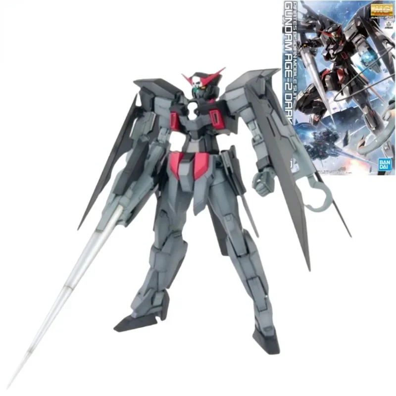 

Bandai Gundam Dark Hound AGE-2DH MG 1/100 Anime Counterattack To The Model Game Assembly Action Figures Original Toys for Gift