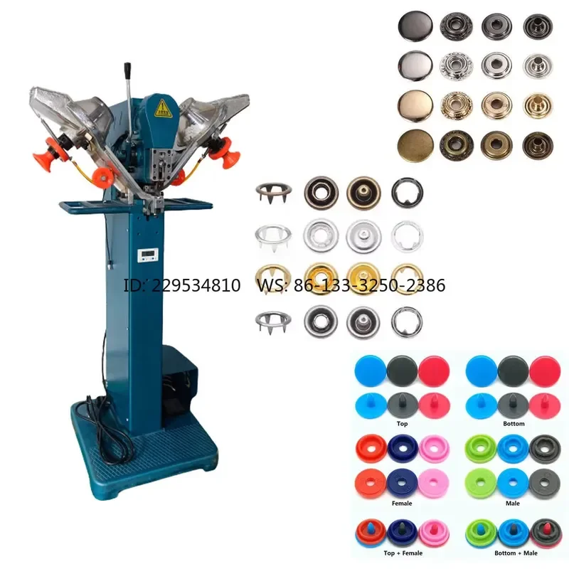 Four-in-One Buckle Automatic Button Machine for Clothing Factory Corn Machine and Automatic Button-Giving Machine