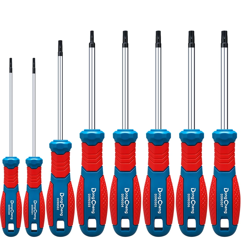 8-delige Torx-schroevendraaierset T8-T40 - CR-V staal met magnetische punten en chroomlaag voor auto's, elektronica en precisiereparaties