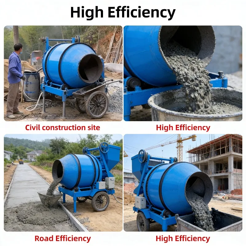 

Электрическая бетономешалка 170 л для профессиональных строительных проектов и домашнего ремонта с прочным стальным барабаном, 110 В