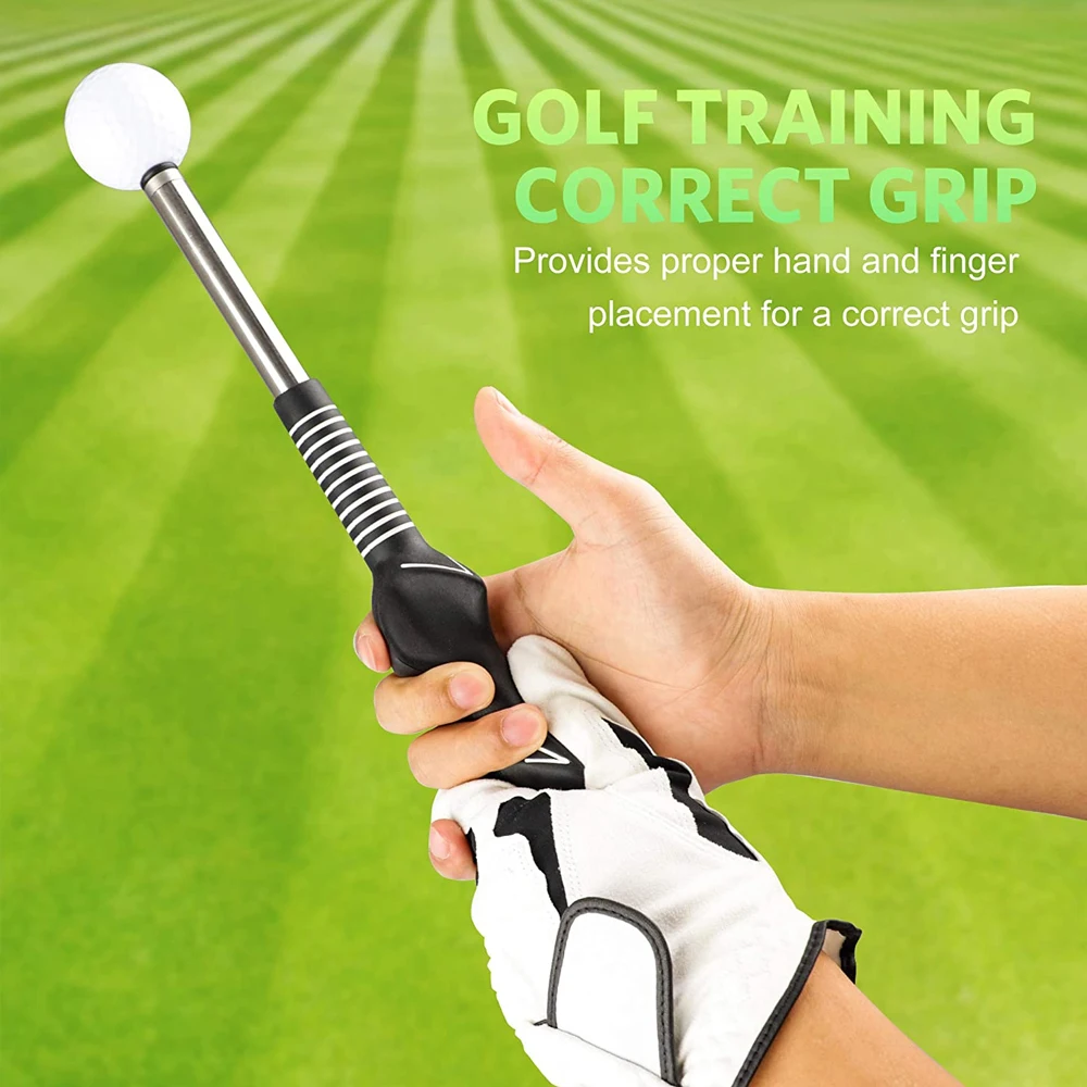 Golf Swing Stick Telescopic Impact Bars Vocal Golf Swing Trainer Training Practice Warm Up Stick Indoor Outdoor Drop Shipping