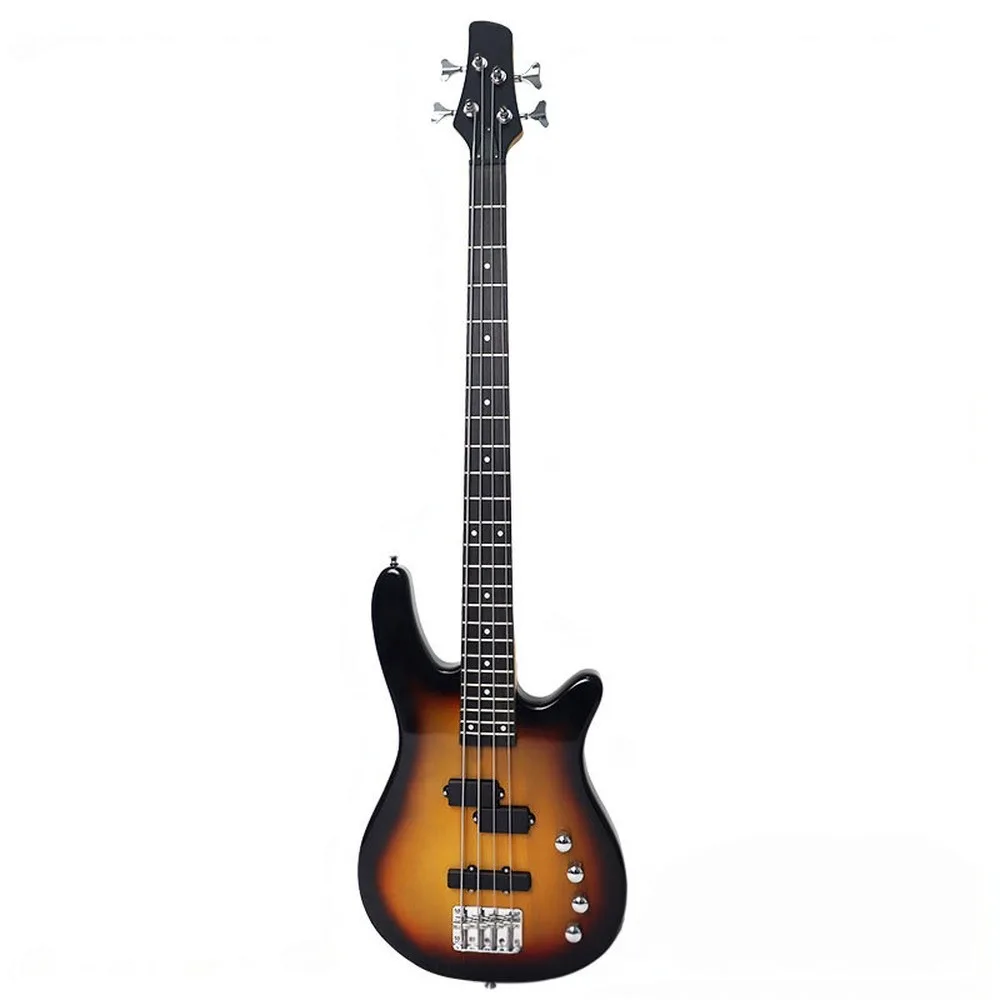 Cross Border Wholesale Professional 4 String Electric Bass Guitar Gradient Color For Beginner Practice String Musical Instrument