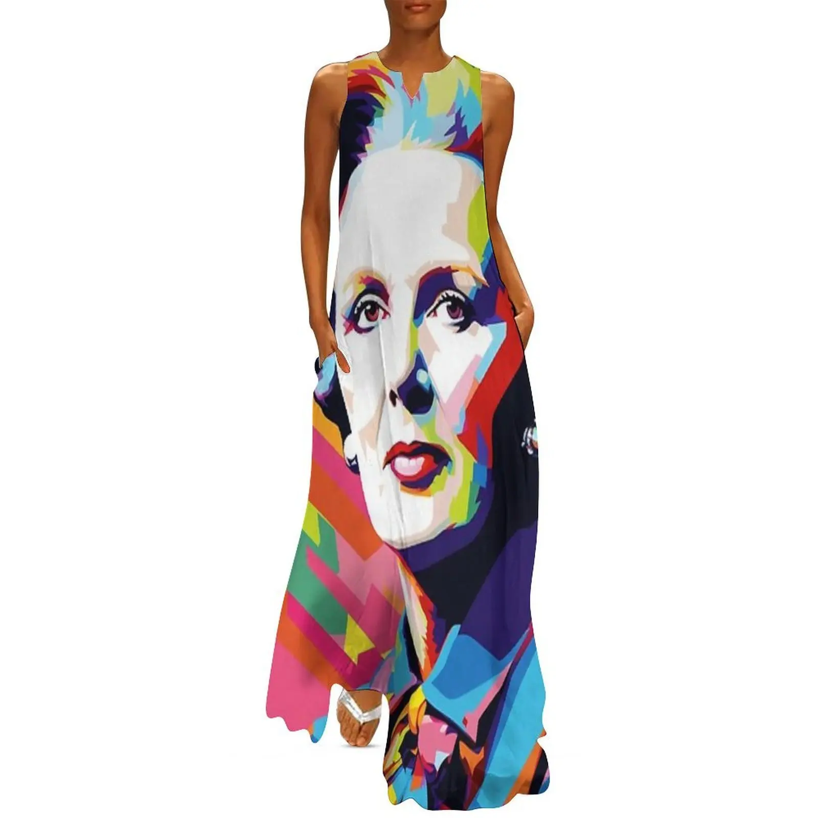 

Thatcher Pop Art 2 Long Dress Dress woman dresses for women 2025 luxury designer party luxury woman party dress