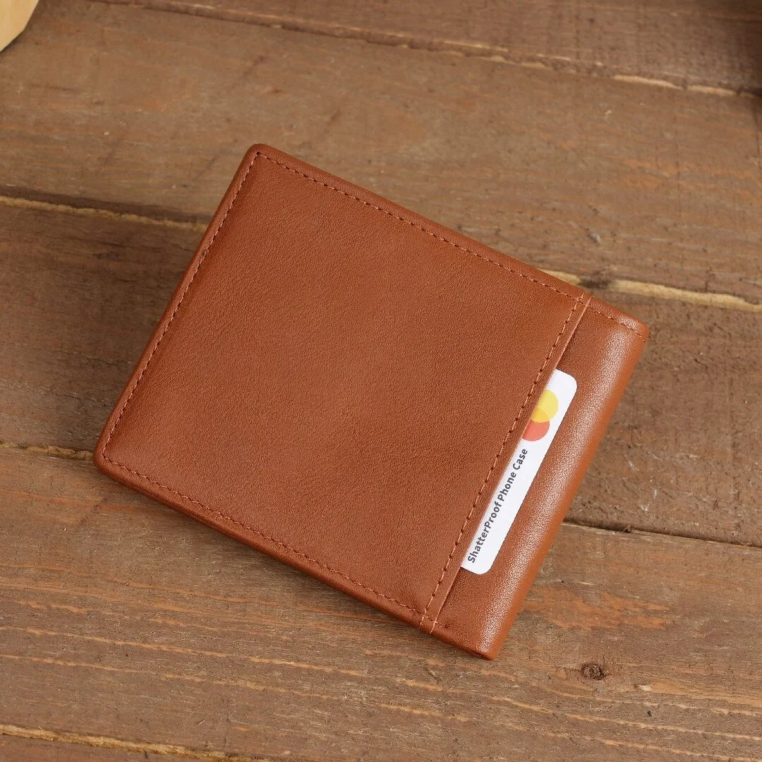 Top Grain Leather Wallet for Men | Extra Capacity Bifold Wallet with 1 ID Windows | Ultra Slim Billfold with 13 Card Slots