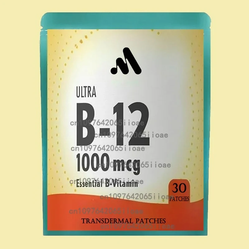 

30 пластырей витамин B12 патчи 1000 Mcg