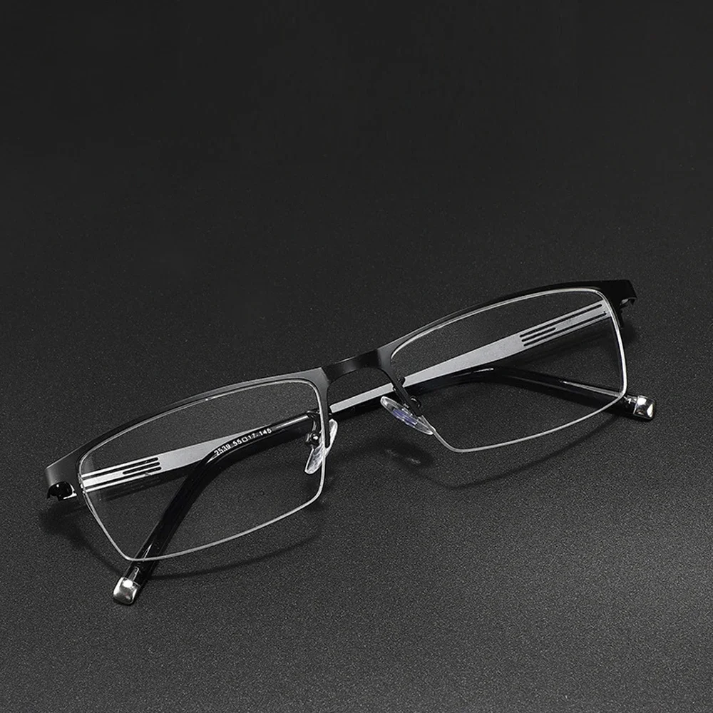 Alloy Frame Halfrim Ultralight Photochromic Reading Glasses for Business Men Gentlemen+1.0 +1.5 +1.75 +2.0 +2.5 +3 +3.5 +4