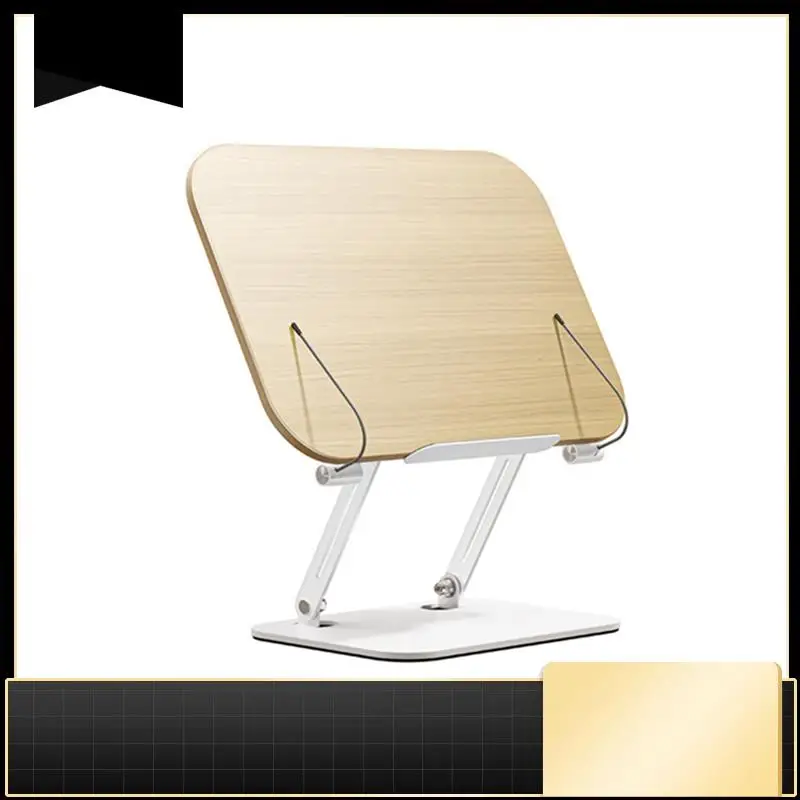 

BONERUY Полезная подставка для книг для чтения из цельного дерева, регулируемый по высоте двойной кронштейн, поворотный кронштейн-N33R