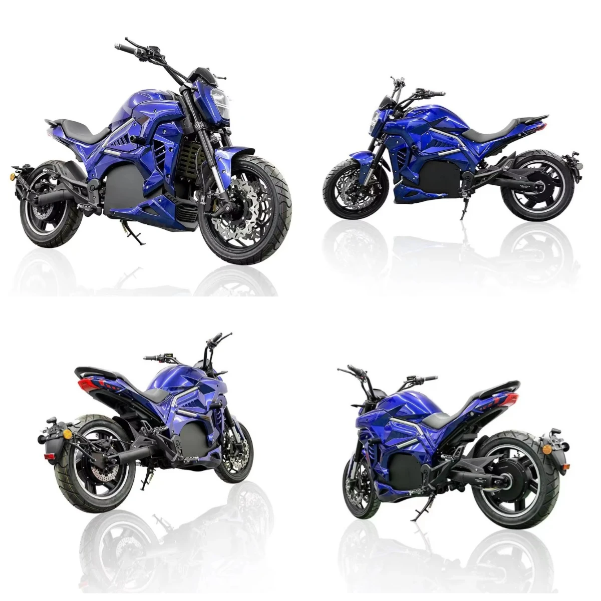 Krono Wild Custom Adult Electric Motorbike 3000W Long Range Sport Two Wheel Motorcycle Scooter
