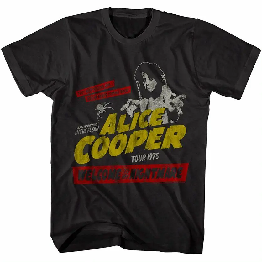 Alice Cooper Welcome To My Nightmare Men'S T Shirt Rock Concert