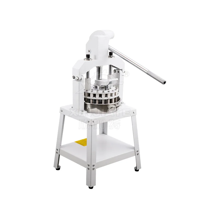 YJQ commercial manual dough splitting machine, moon cake splitting machine, steamed bread rounding machine