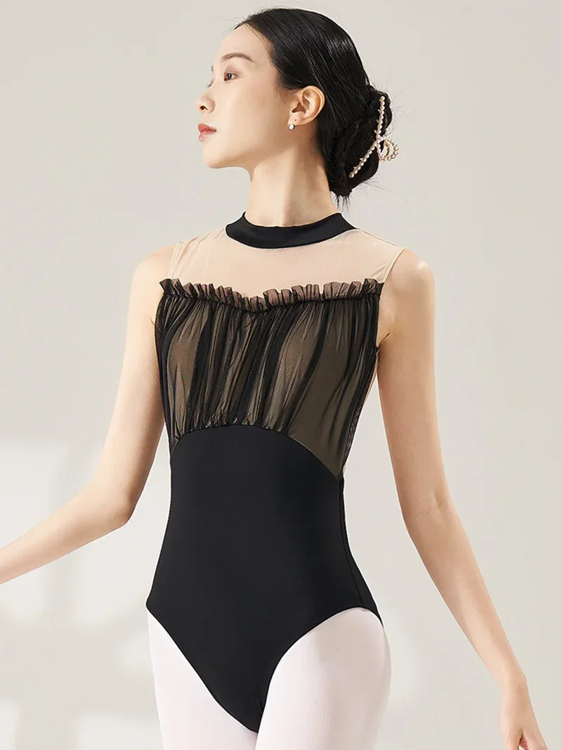 Senhoras treinamento corporal bailarina dancewear feminino patinação artística dança lírica ballet palco desempenho ginástica collant traje
