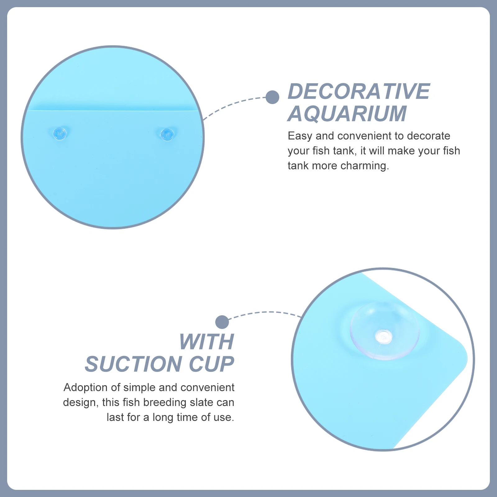 

2pcs Fish Breeding For Aquarium Reusable Plastic Spawning Plate Detachable Suction Cup Design Small Fish Shrimp Cichlids