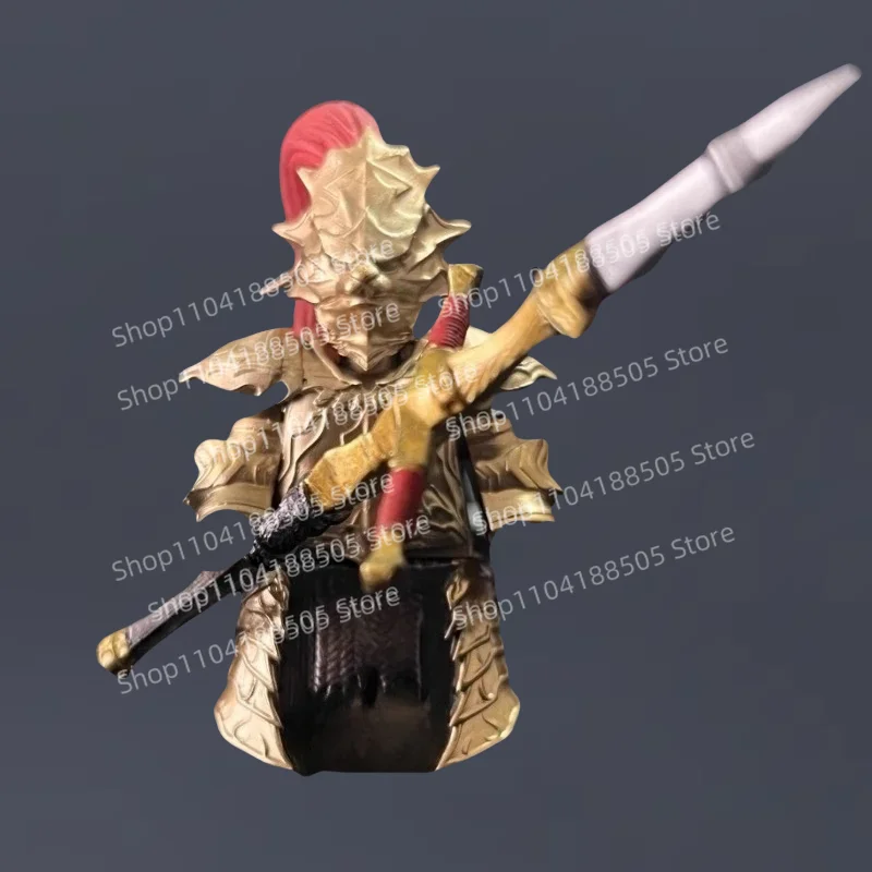 

MOC Third-party Production of White Model Uncolored Building Blocks Doll Dark Series Cartoon Cartoon Toy Ornaments Collection