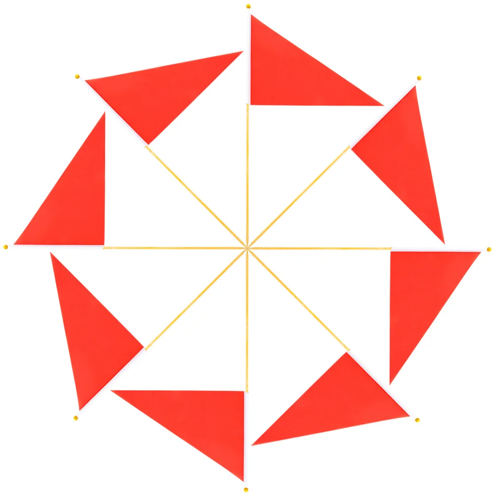 8 قطعة أعلام بمناسبة الثلاثي لحديقة ساحة مادة الخيزران المتينة نظام رش الري في الحديقة معرف الموقع #1