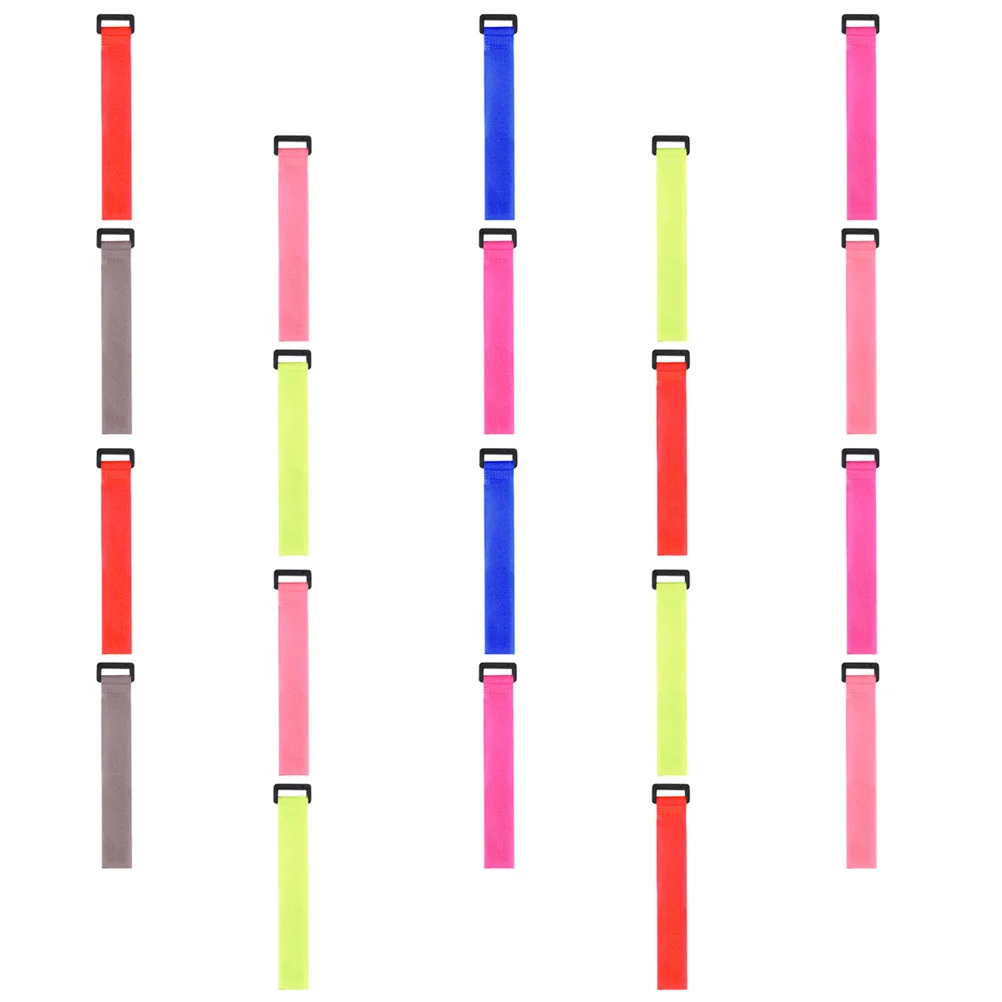 

20Pcs Fishing Rod Binding Belts Non Slip Adjustable Nylon Straps for Fishing Supplies Outdoor Fixing Strap and Binding Gear