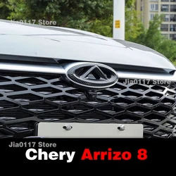 For Chery Arrizo 8 Styling Plastic Rear Emblem Front Grille Badge High-end Decals Auto Exterior Decoration Free shipping