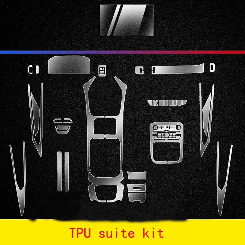 

Tpu Transparent Film for Lincoln Nautilus Navigator 2018-2022 Car Interior Sticker Center Console Gear Outlet Door Windows Panel