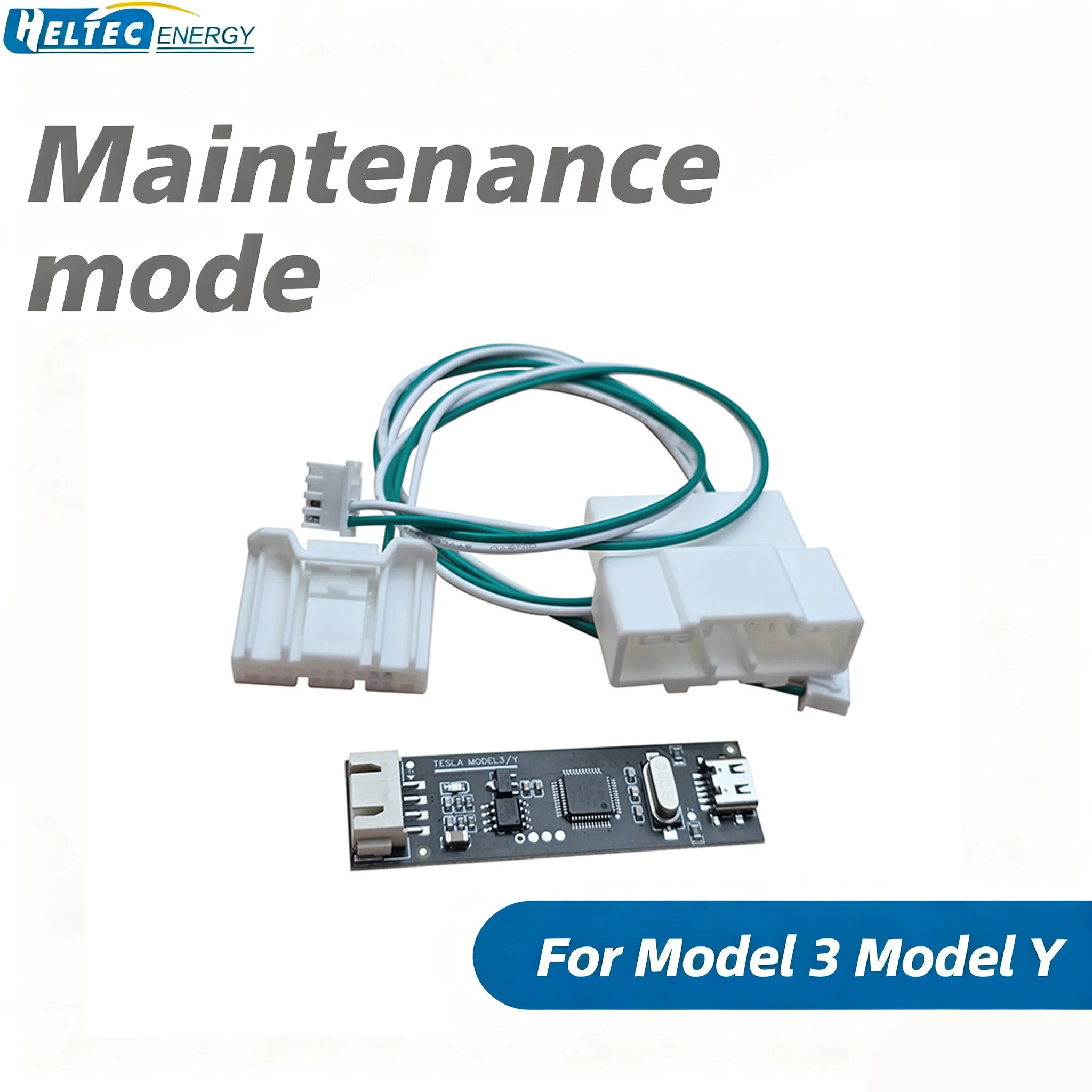 

Heltec Maintenance Mode Activation Module for Tesla Model 3 & Y - 1-Click Plug & Play Access