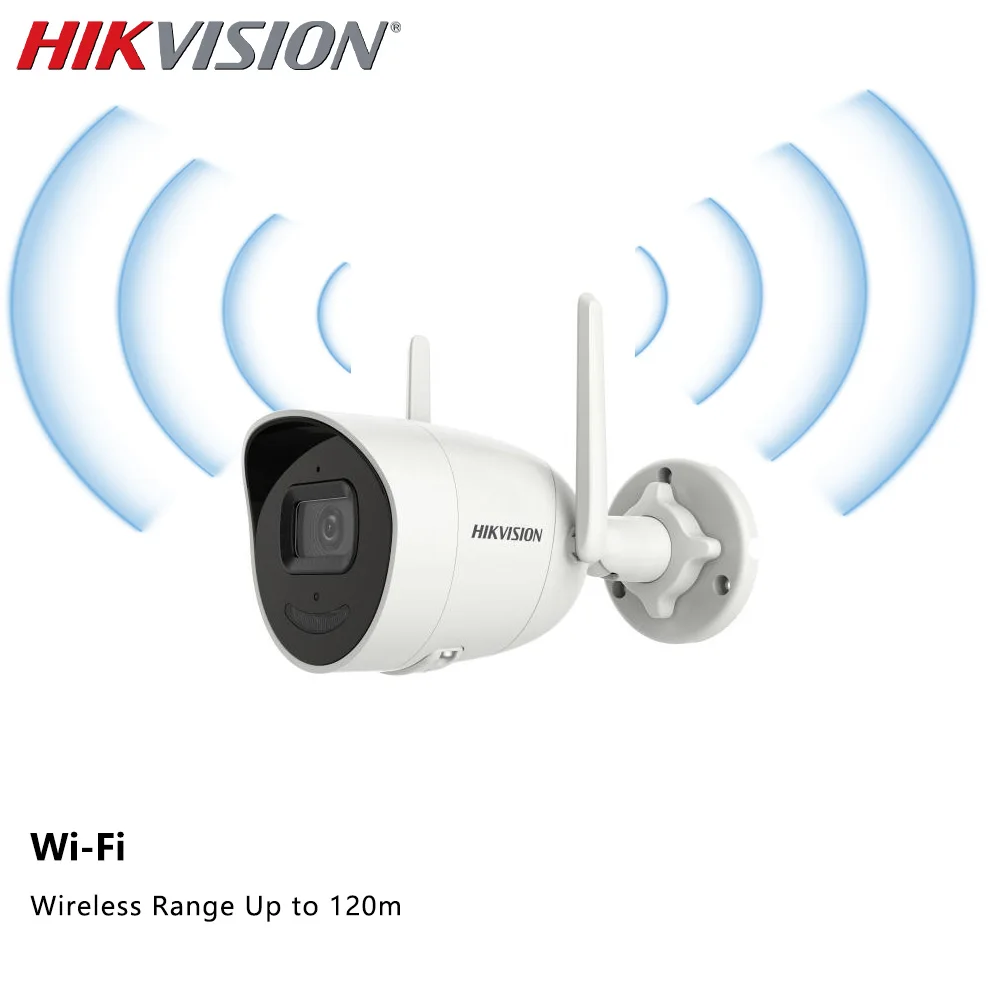 Imagem -03 - Hikvision-ip Câmera com Wi-fi Ds2cv2041g2-idw 4mp Ip66 Áudio Bidirecional Longa Distância ir