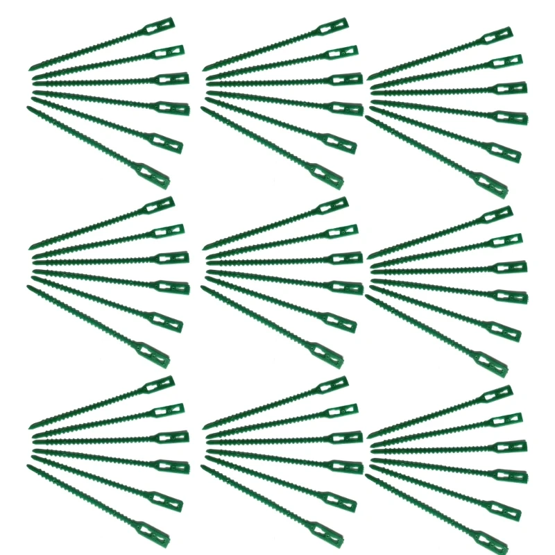 13CM Gardening Plant Ties Outdoor Plastic Cable Ties For Secure Plant Support A2BB