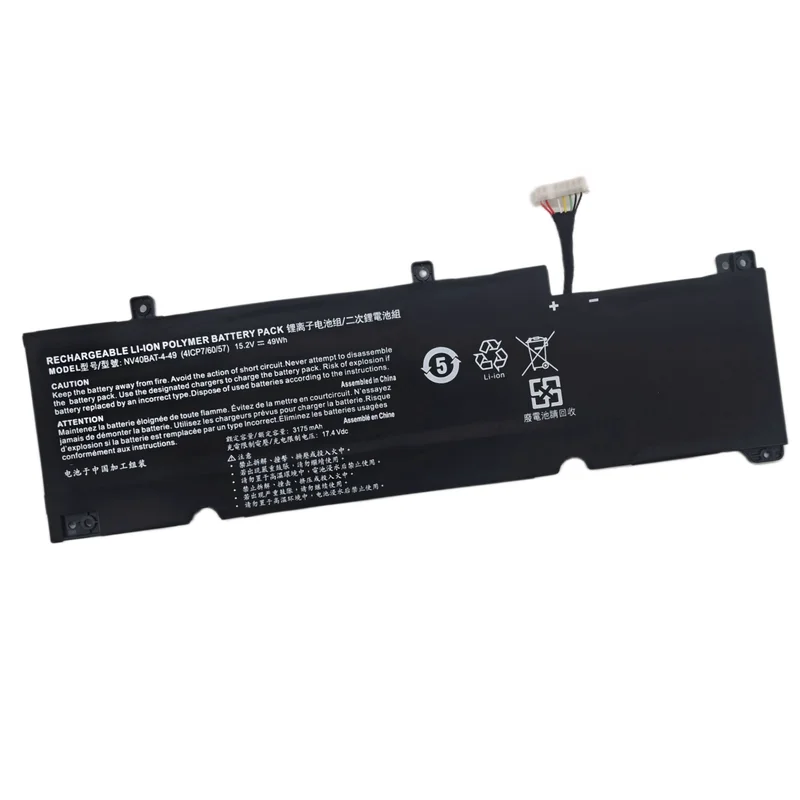 Brand New Authentic NV40BAT-4-49 Battery Applicable Clevo Schenker XMG Core 14 Thunderobot IGER