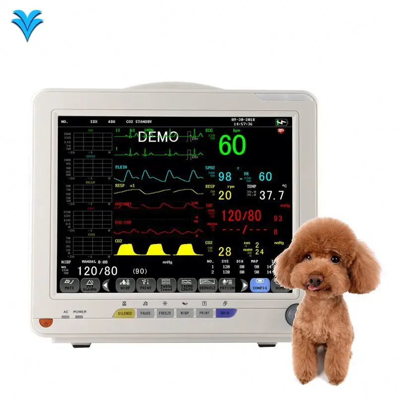 

Veterinary Monitor 12.1-Inch Vital Signs Multi-Parameter for Animals