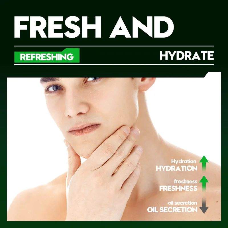 Men'S Oil-Control Refreshing Facial Cleanser: Improves Rough Skin, Provides Long-Lasting Oil Control, And Deeply Cleanses Pores