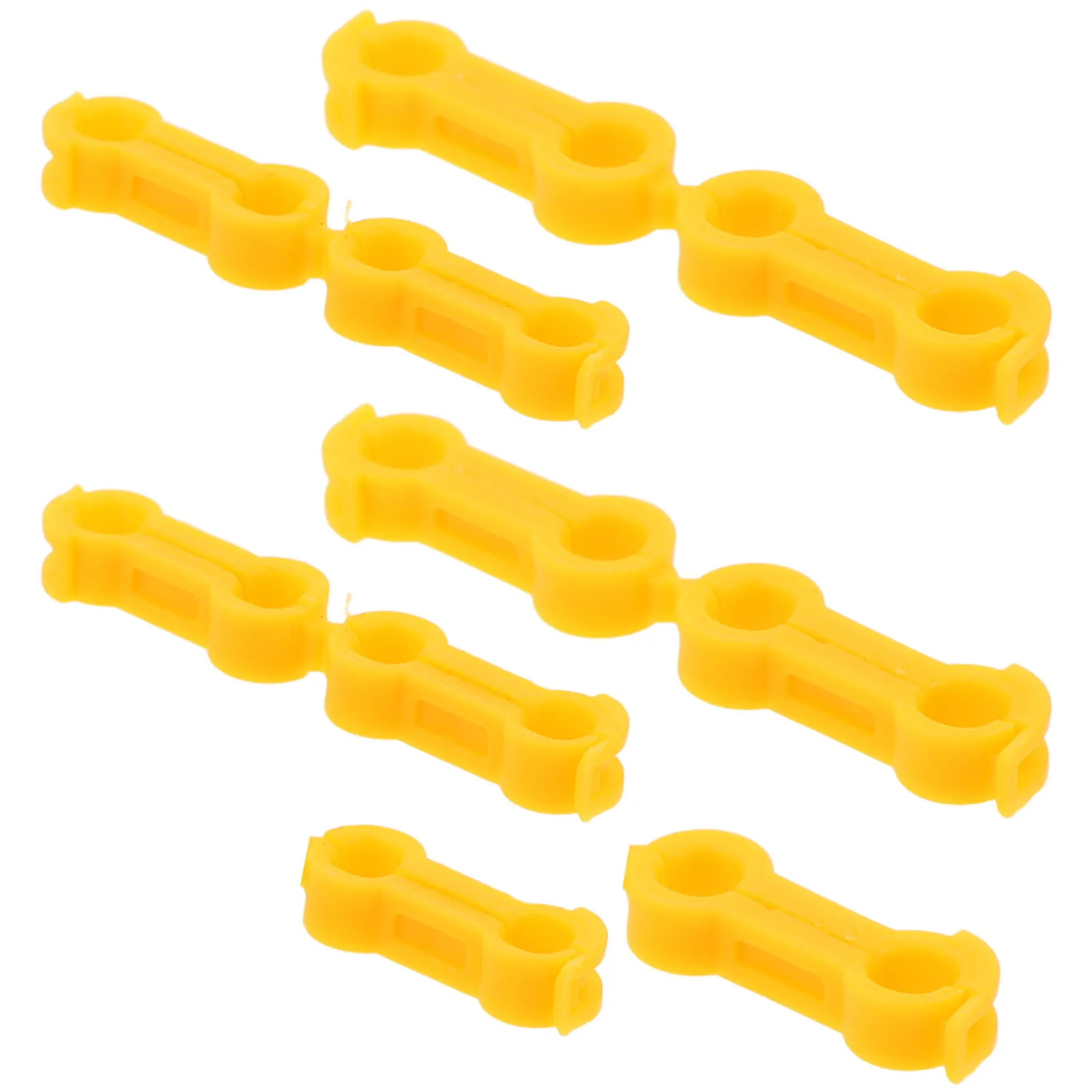 

10 Pcs Bird Leg Alignment Device Correction Brace Rehabilitation Foot Rings Corrector Yellow Bands