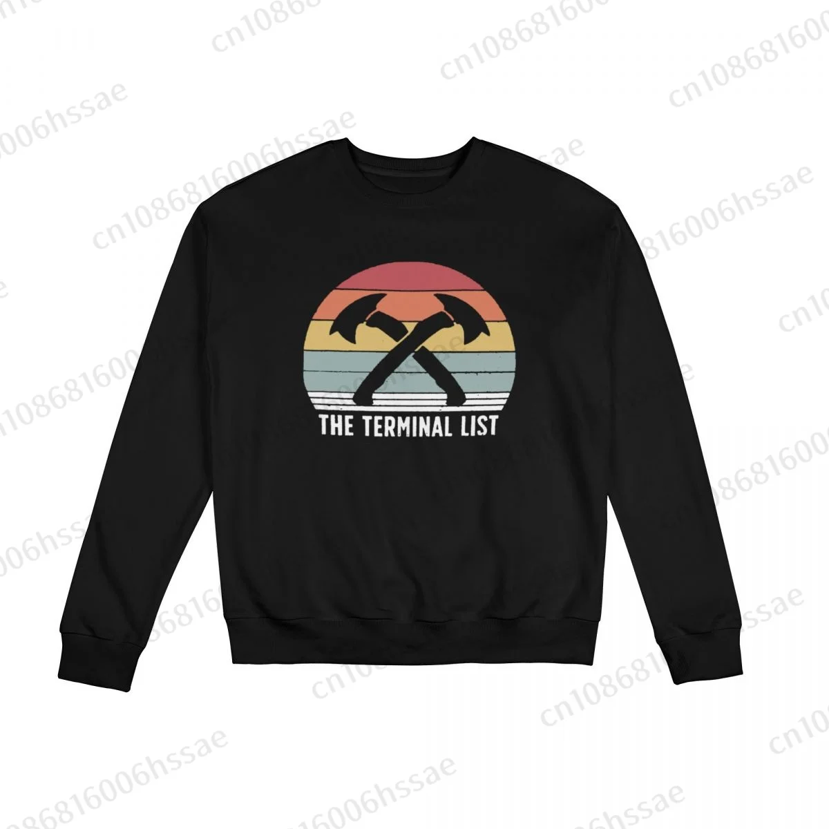 

The Terminal List TV Show Men Woman Fall Winter Sweatshirt Round Neck Long Sleeve Length Casual Top