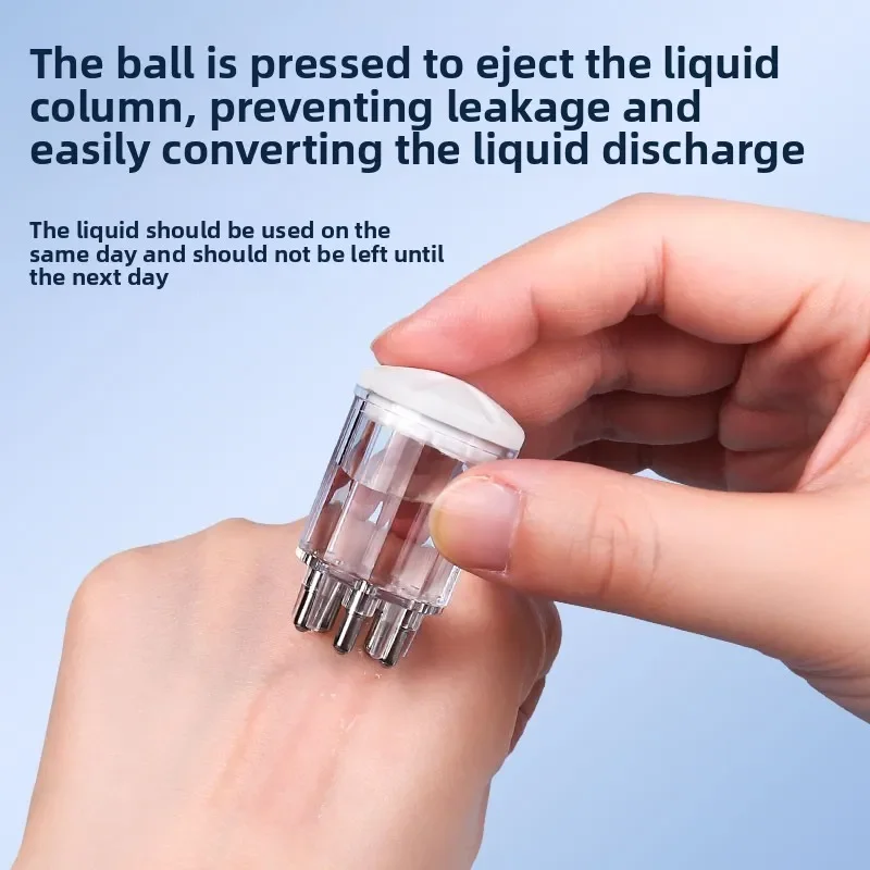 جهاز تشيجياو دكتور رولر لتدليك الرأس، جهاز توصيل الشعر، مشط دليل سائل، جهاز تزيين فروة الرأس الطبي، أدوية غسيل الأرضية #3