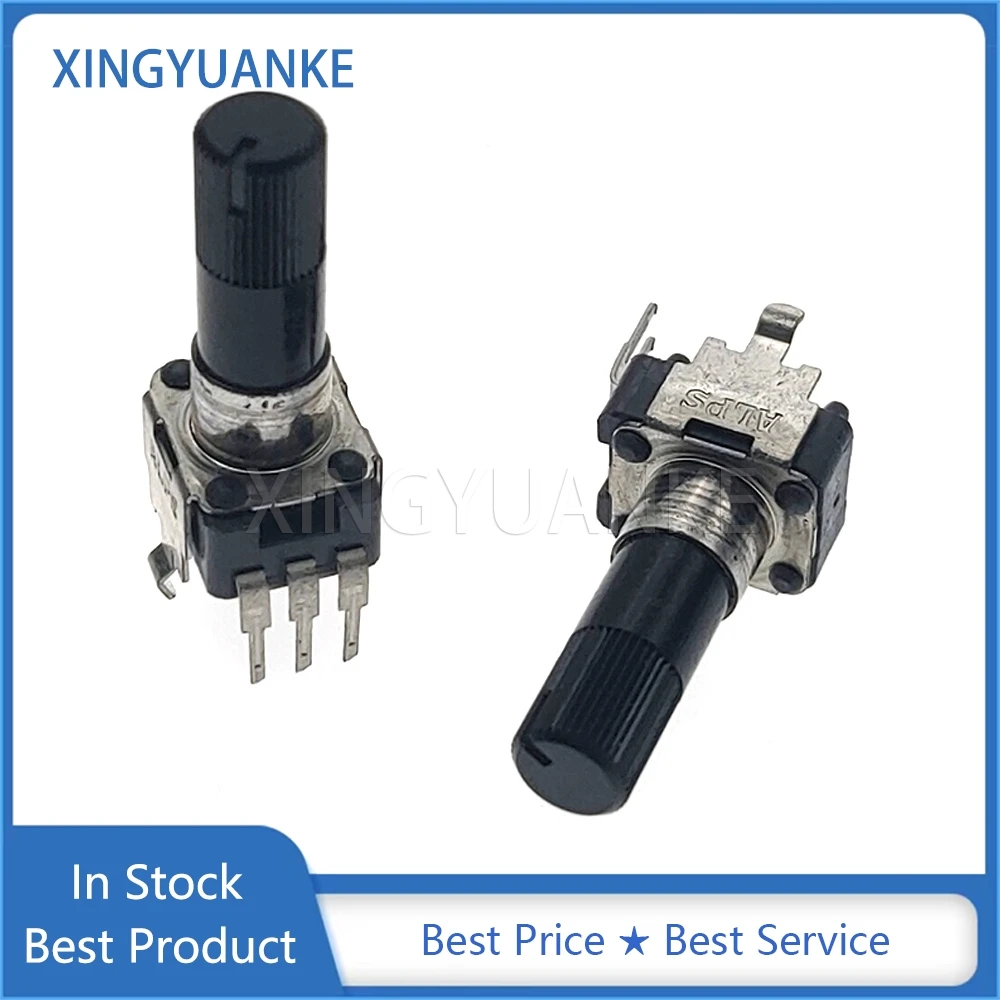 5PCS RK09 09 Type Single 3Pin Potentiometer B10K B103 Total Height 25MM Mixer Potentiometer Shaft Length 18MM