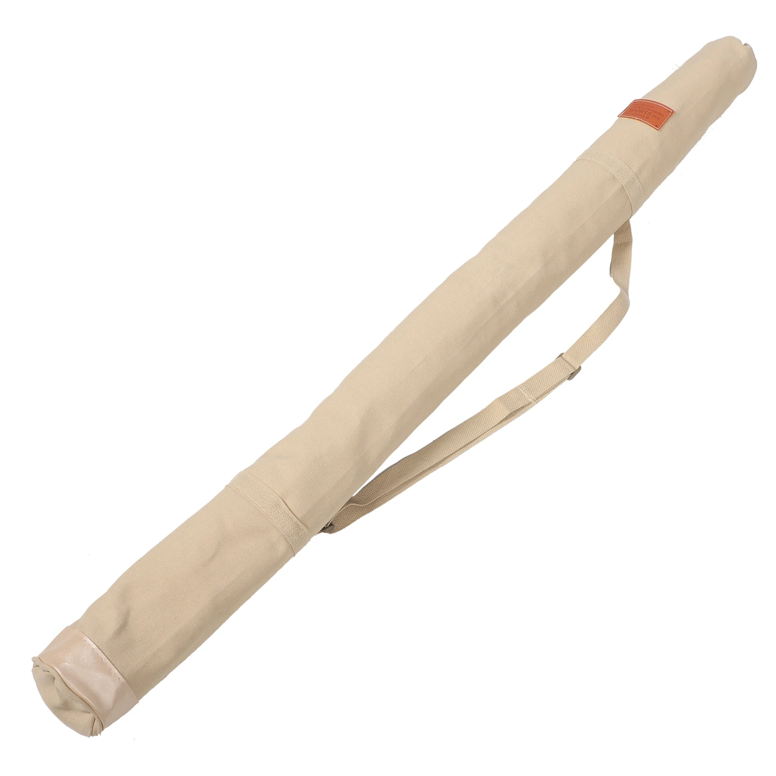 Rod Beige Oxford Canvas Fishing Pole Case Waterproof Fishing Gear ganizer Gear ganizer Portable Storage Pouch