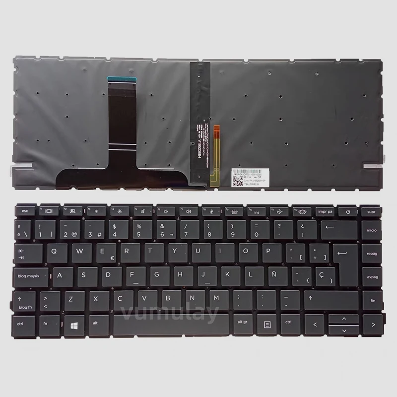 Imagem -03 - Teclado Retroiluminado para hp Probook Eua Reino Unido Espanhol 440 g9 445 g9 440 G10 445 G10 640 g8 645 g8 Elitebook 640 g9 G10 N17709001