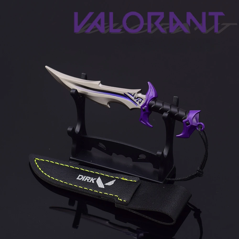 Valorant Weapon Reaver 2.0 Knife Melee 12cm Game Peripheral Metal New Mini Weapon Model Uncut Blade Sword Gifts Toys for Boys