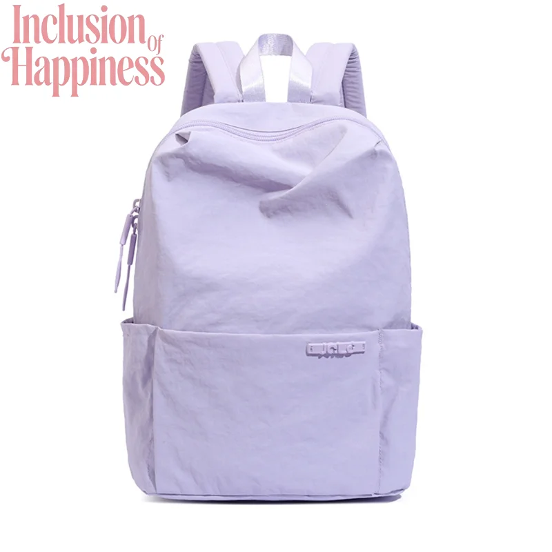Colorful Backpacks For Men And Women Solid Color Ultra Light Sports Bags Student Portable Backpacks School Backpacks