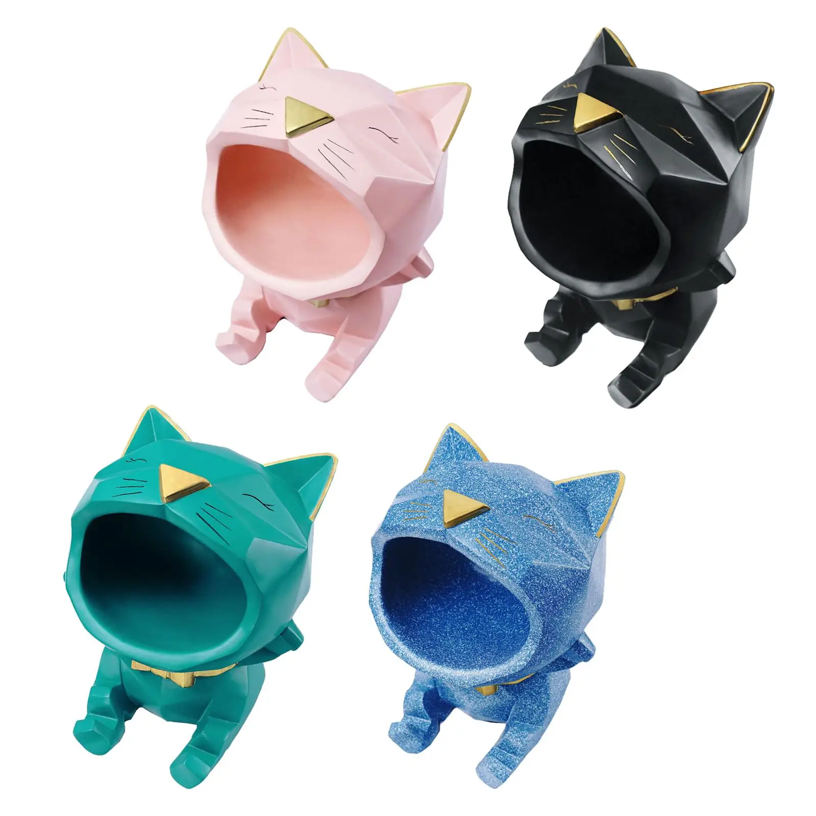 

Storage Box Candy Storage Bowl Chic Earring Jewelry Organizer Cat Big Key