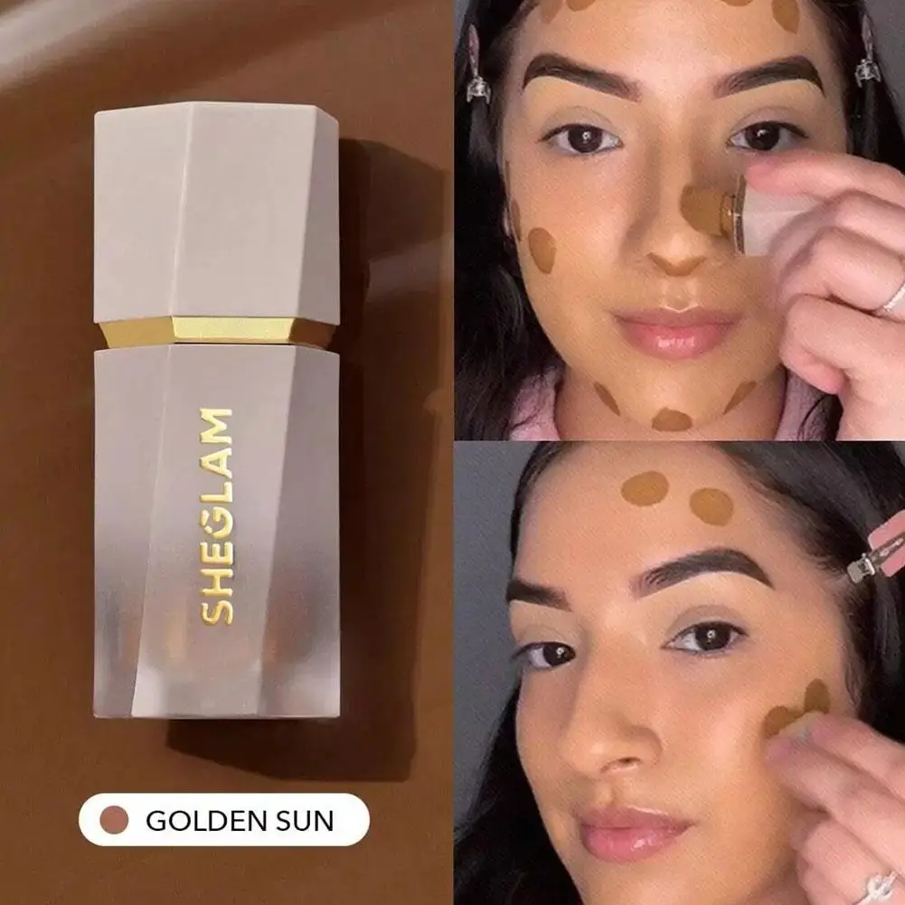 Fard liquido opaco per il viso / Stick per il contorno Liscio Guancia Occhi Mousse Blush Evidenziatore Stick Rouge Trucco contorno impermeabile