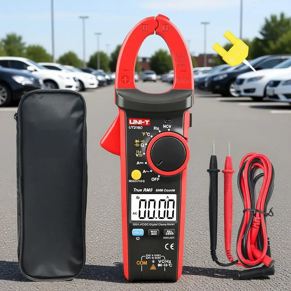 

600A True RMS Digital Clamp Meter Multimeter Auto Range