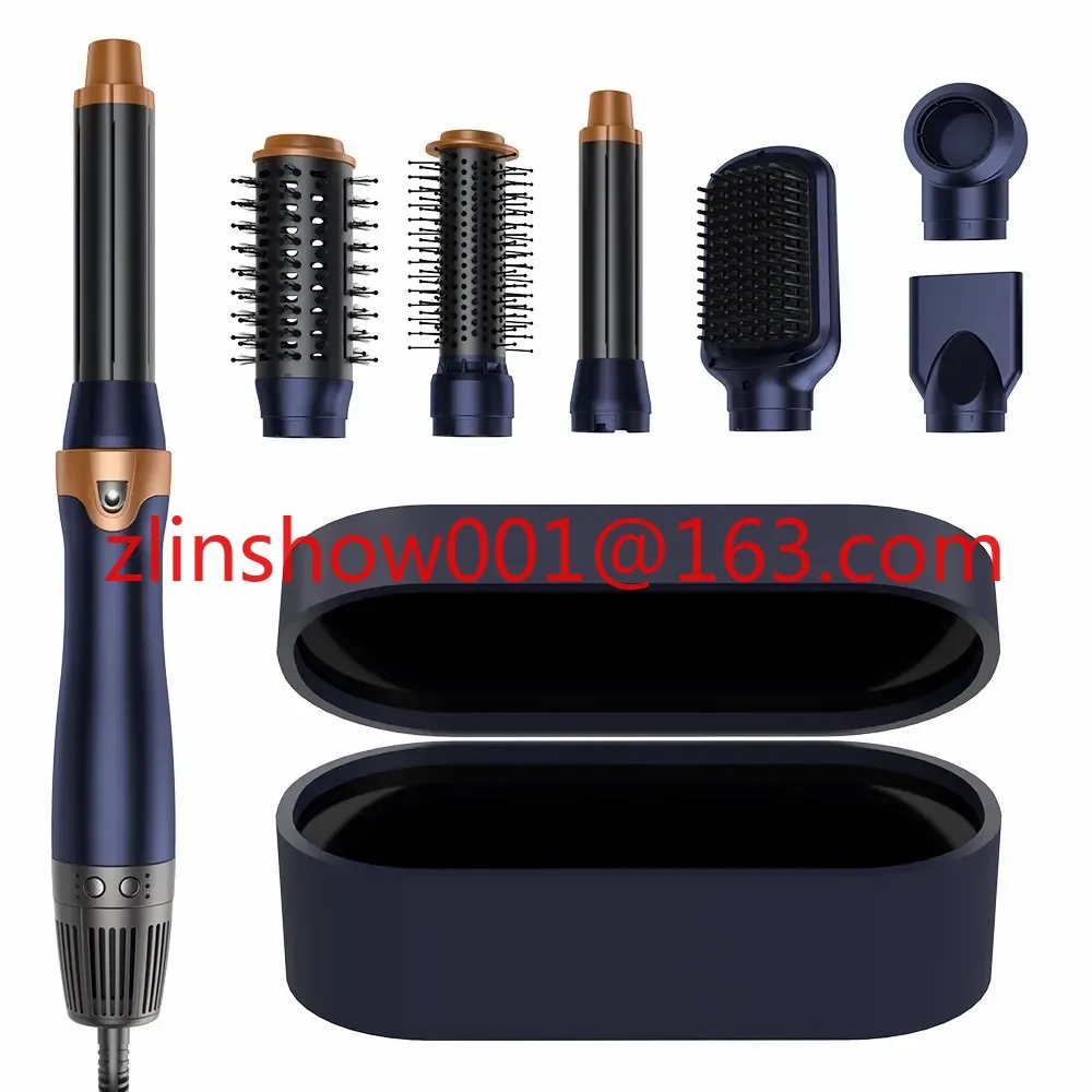 New Design 9 in 1 Hair Wrap Custom Professional Foldable High Speed Hair Dryer Brush Styler