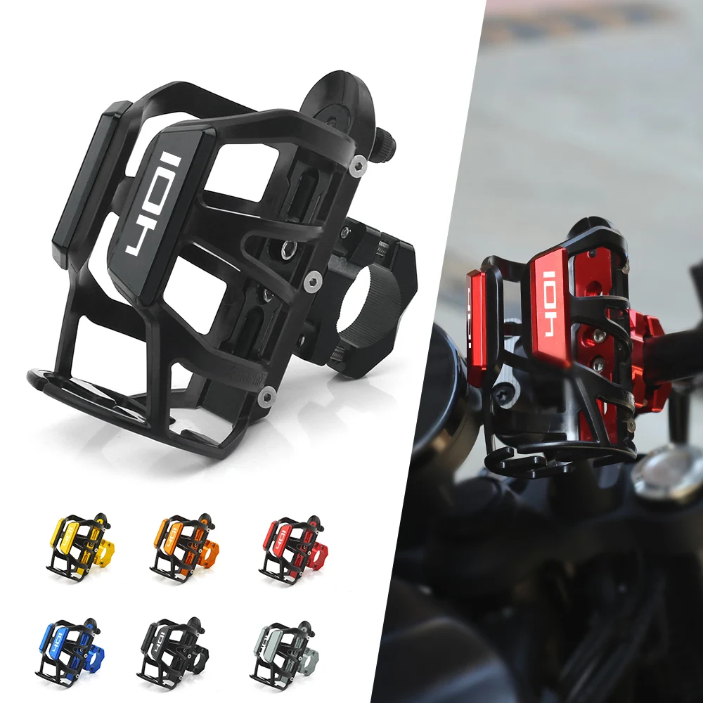  For Husqvarna Svartpilen 401 Motorcycle Aluminum VITPILEN 401 Accessories Water Bottle Cage Drink Cup Holder Mount