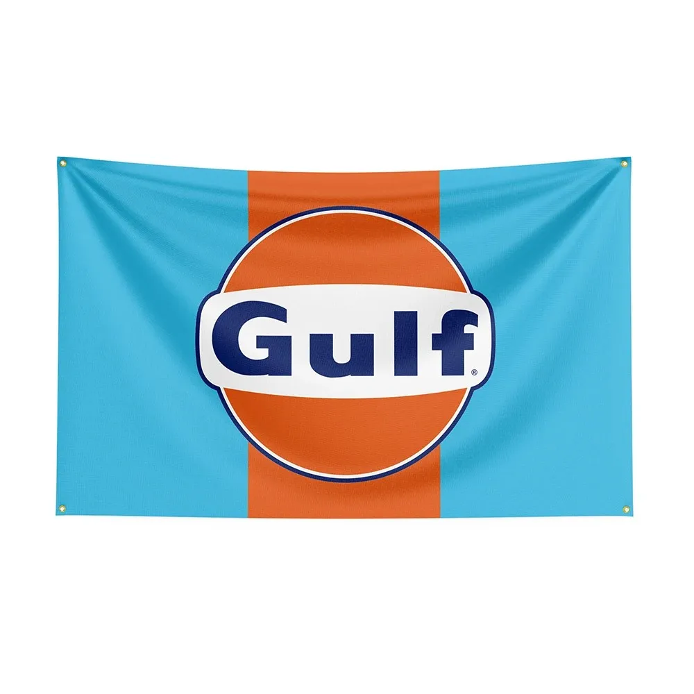 3x5FT Personalized trendy cool G-gulfs flag applicable to Garage or Outdoor For Decoration