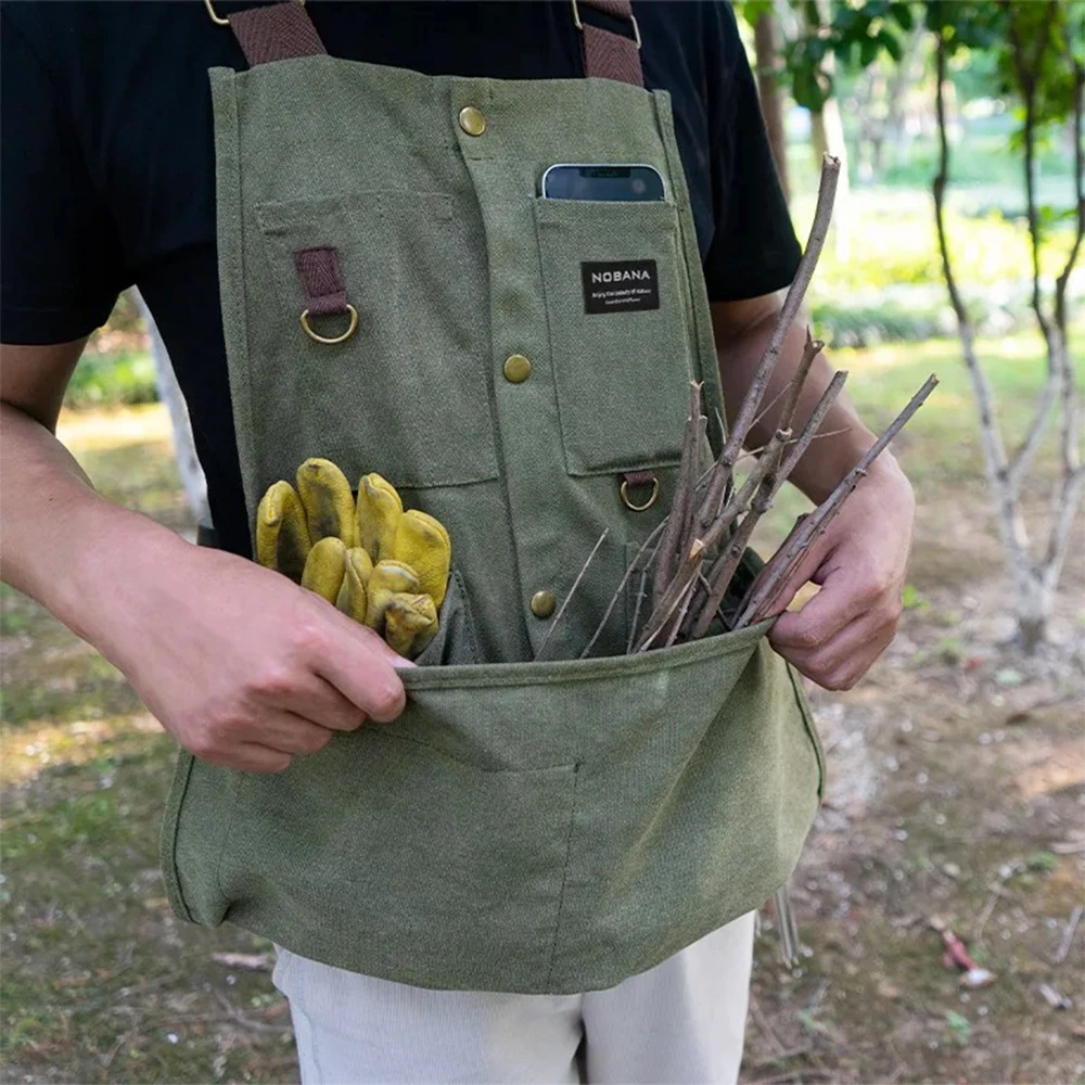 Outdoor Vest BBQ Work Apron Camping Men Women\'s Leisure Multi-Functional Apron Fishing Vest Coat Equipment Durable Tool Pocket