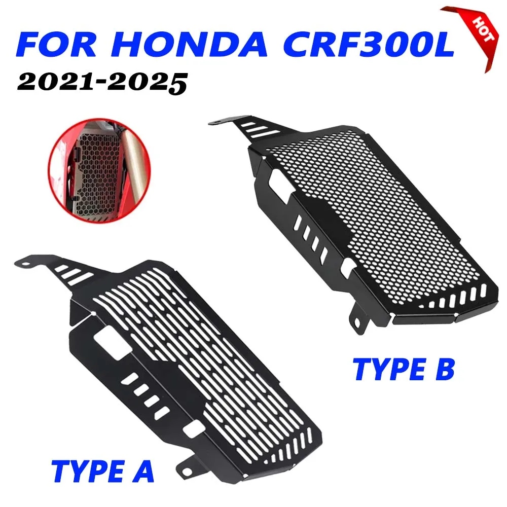 For HONDA CRF300L CRF300 CRF 300 L 300L 2021 - 2025 Motorcycle Accessories Radiator Guard Grille Protection Cover Protecter