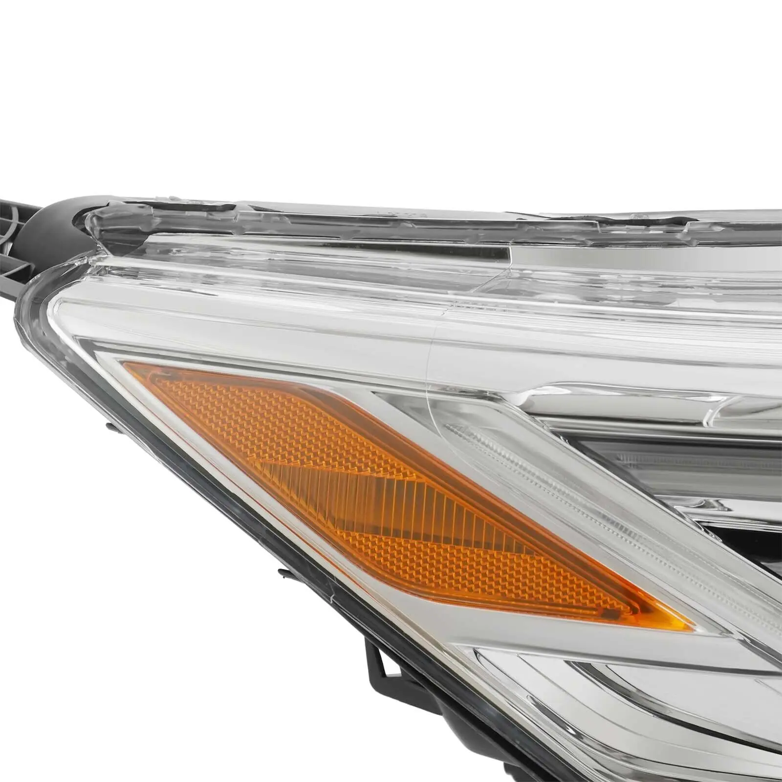 Pair Headlights Assembly for Handa Accord 2016 2017 Head Lights Headlamps Driver & Passenger Side With Bulbs