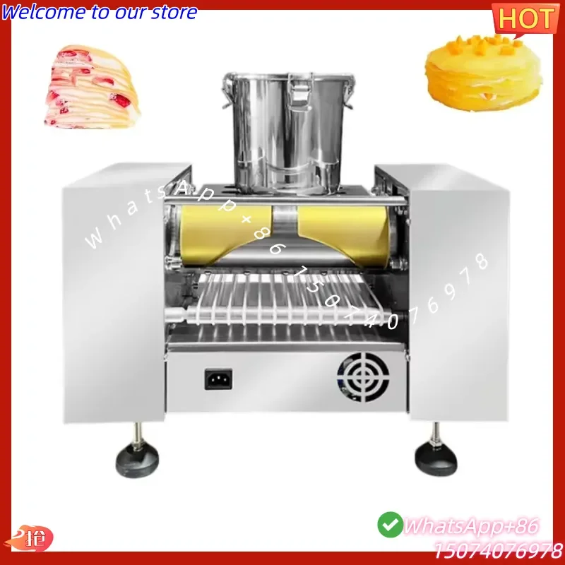 2026 Small Electric 2.8kW Newly Thousand Layer Mini Cake Topper Machine Melaleuca Cake Making Machine Korean Pancake Maker