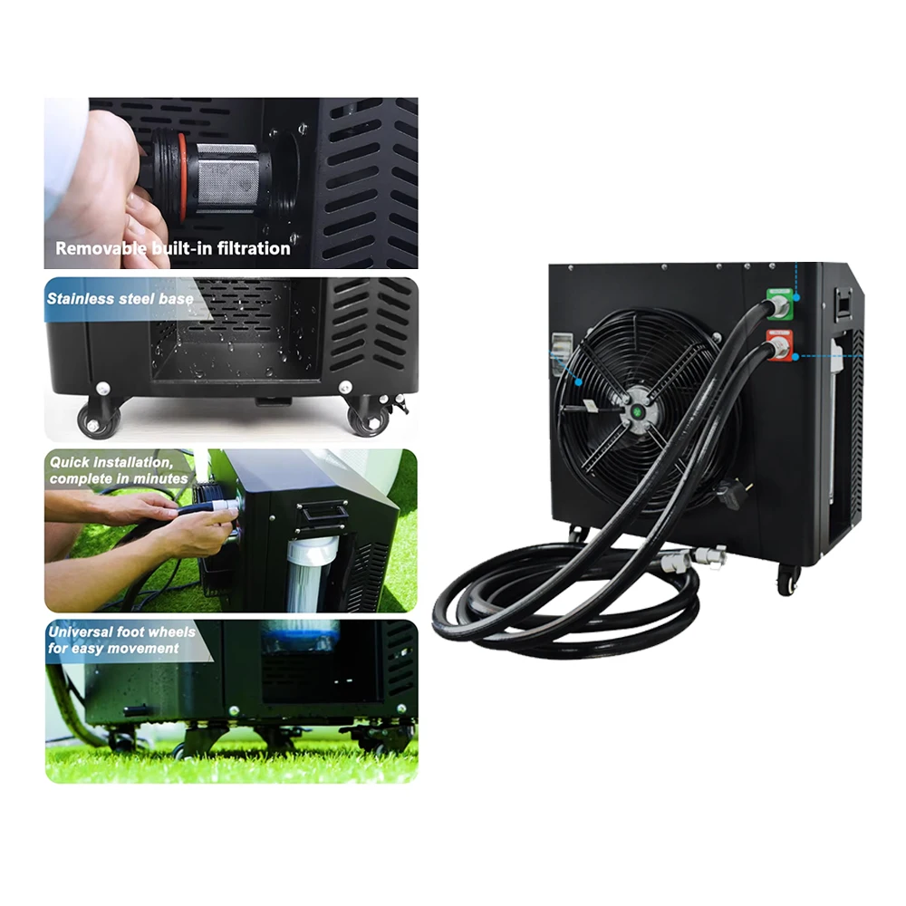 Faltbare Eisbadewanne mit Kryotherapie-System – langlebiges aufblasbares Fitnessfass zur Muskelregeneration zu Hause